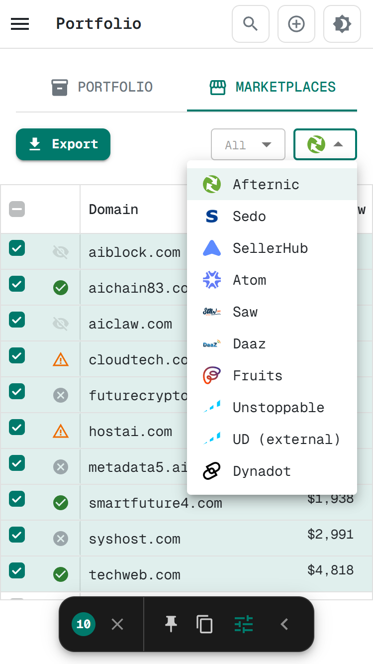 Marketplace Ready UI